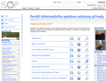 Tablet Screenshot of portal.nature.cz