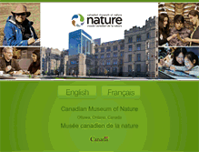 Tablet Screenshot of explore.nature.ca