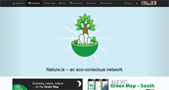 Desktop Screenshot of nature.is