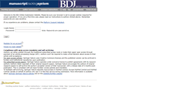 Desktop Screenshot of mts-bdj.nature.com