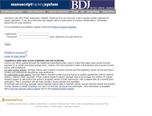 Tablet Screenshot of mts-bdj.nature.com